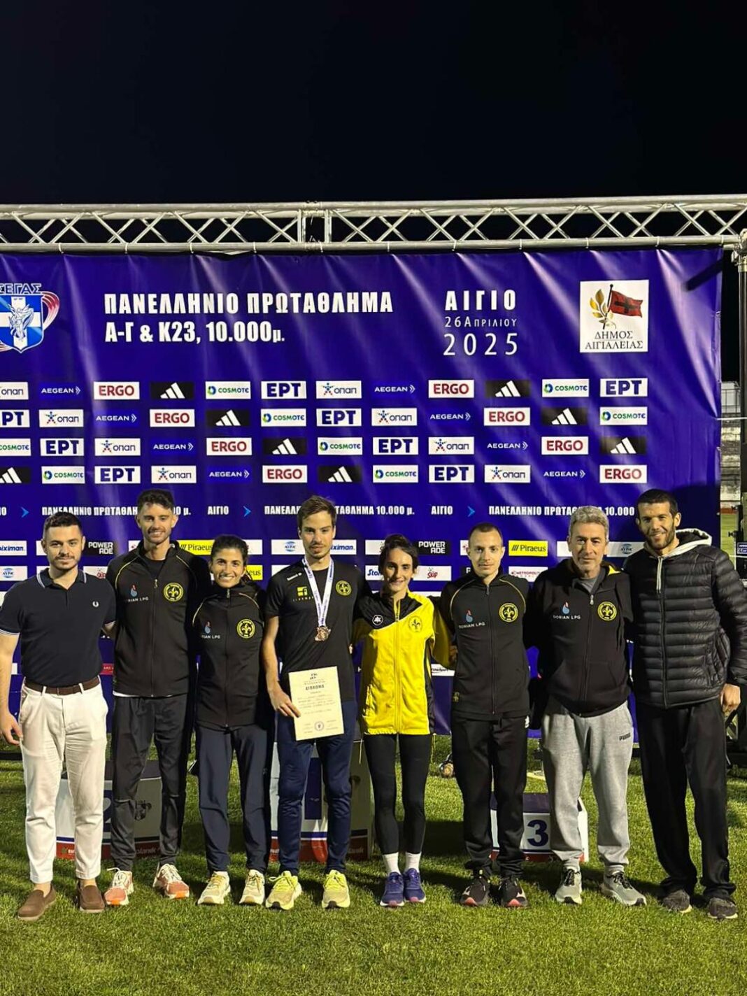 Σπουδαίες επιδόσεις στο Πανελλήνιο Πρωτάθλημα 10.000μ. στο Αίγιο